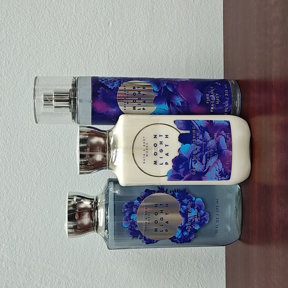 Bath & Body Works Other - Bath & Body Works MOON LIGHT PATH 3 Piece Body Care Bundle Set